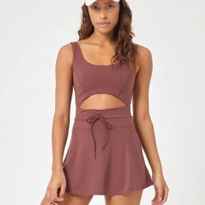 L Space Patterson Dress in Cafe Size Small